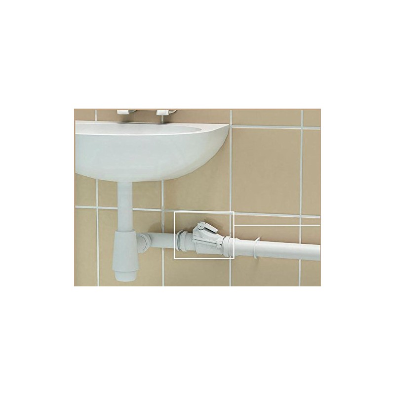 Backflow Valve DN 50 mm White Grey Backflow Valve KG