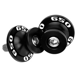 MotHeartCNC M10 Paddock-Ständer Bobbins für Vulcan S 650 (VN650) 2015-2024 Motorrad Bobbins Spulen für den Paddock-Ständer Motorrad Motorrad Bobbins Zubehör (Schwarz)