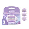 Venus Violet Scent, 3 Replacement Blades, For Moisturizing Skin, Women's
