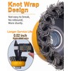 3 Inch Coarse Twisted Knotted Wire Wheel Brush for Angle