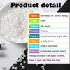 HILELIFE 1500pcs Pearl Beads for Jewelry Making, 4mm 6mm 8mm