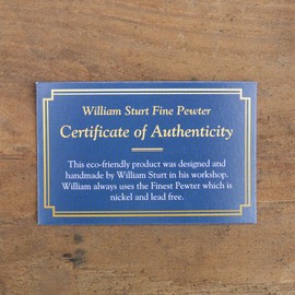 Eagle Figurine, Miniature Eagle, Handcast, in Fine Pewter, by William Sturt