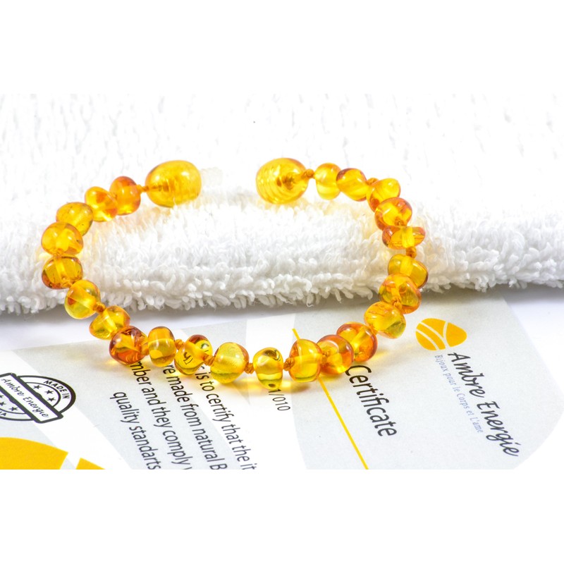 AmberJewellery 100% Baltic Amber Bracelet - Best Quality, Amber