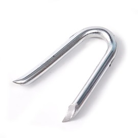 70 Pcs Small U Shaped Nails Fencing U Staples Wire Netting Staples Garden Fence Staples Outdoor Fencing Nails Heavy Duty Fence Nails