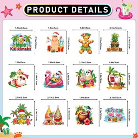 4XD-kalikimaka50301 Toys & Games›Party Supplies›Decorations›Cake & Cupcake Toppers›Non-Edible Cupcake Toppers