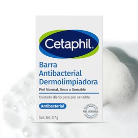 Cetaphil Barra Dermolimpiadora Facial Corporal Piel Sensible Seca 127 g                                                                               