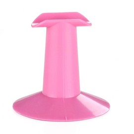 2pcs Pink Plastic Finger Stand Support Rest Nail Art Design Painting Salon DIY Finger Practical Holder for Nail Art Manicure Practice Hands and Fingers