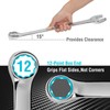 DURATECH Long Pattern Combination Wrench Set, SAE, 5-Piece, 1" to