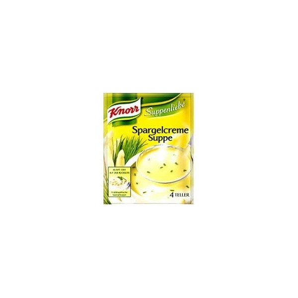 Knorr Sparagelcreme Suppe (3x63g/3x2.24oz) Pack of 3