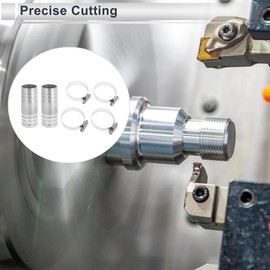 RATCHROLL 1 Set Hose Barb Fittings for Air Water Oil Gas Fuel 1.1" Hose Barb Connector Silver Tone 304 Stainless Steel