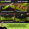 Guga Foods Vacuum Seal Marinade Container Set, Air Sealed Pump,
