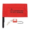 Lockout Tagout Lock with PVC Bag, Safety Padlock Lock for