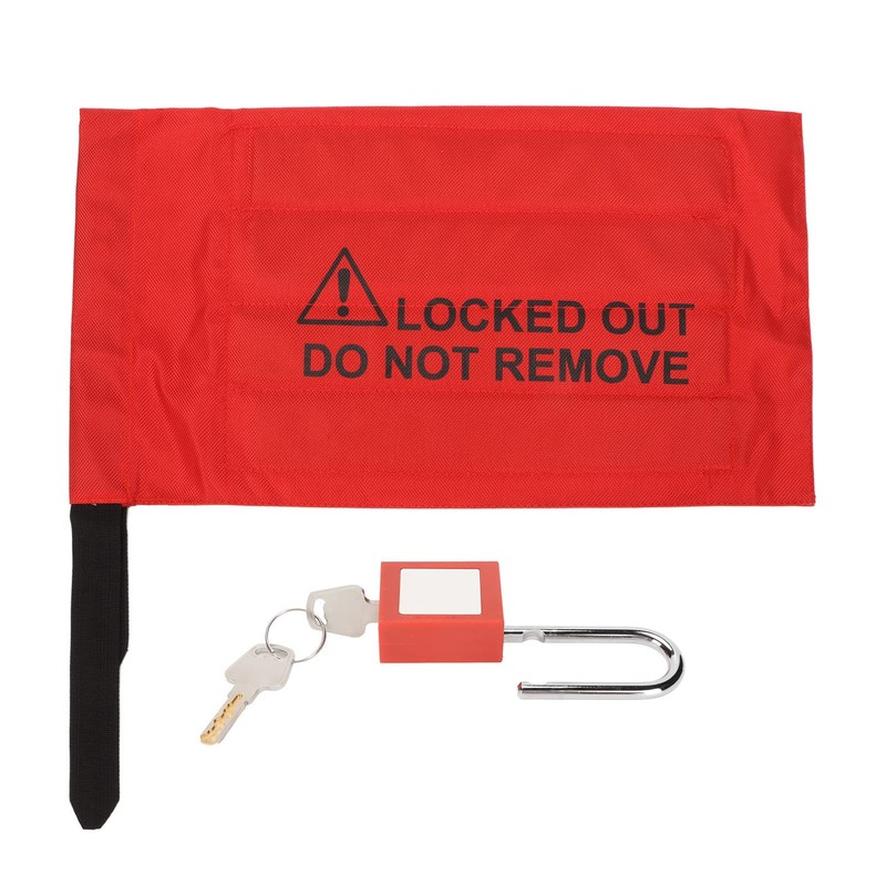 Lockout Tagout Lock with PVC Bag, Safety Padlock Lock for