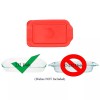 Pyrex 232-PC 11" x 7" Red Rectangular Lid Cover 2