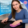 2pk Buzz Cleaning Pad, Dual Sided Scouring Pads Non Scratch