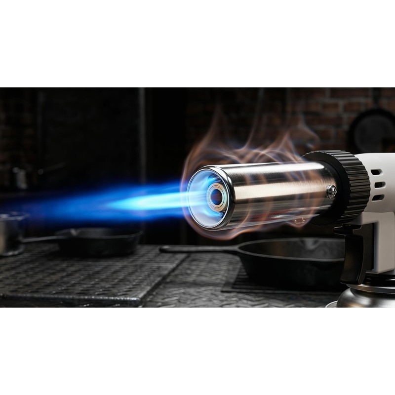 Butane Torch, Culinary Blowtorch for Creme Brulee (no gas)