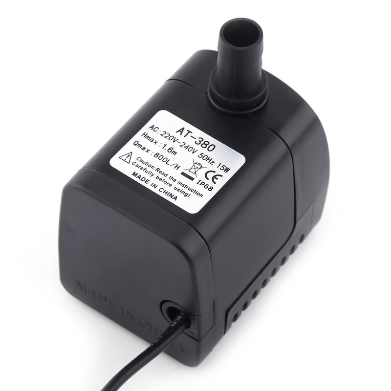 1Pc Plastic 15W 800L/H Fountain Air Fish Tank Aquarium Water