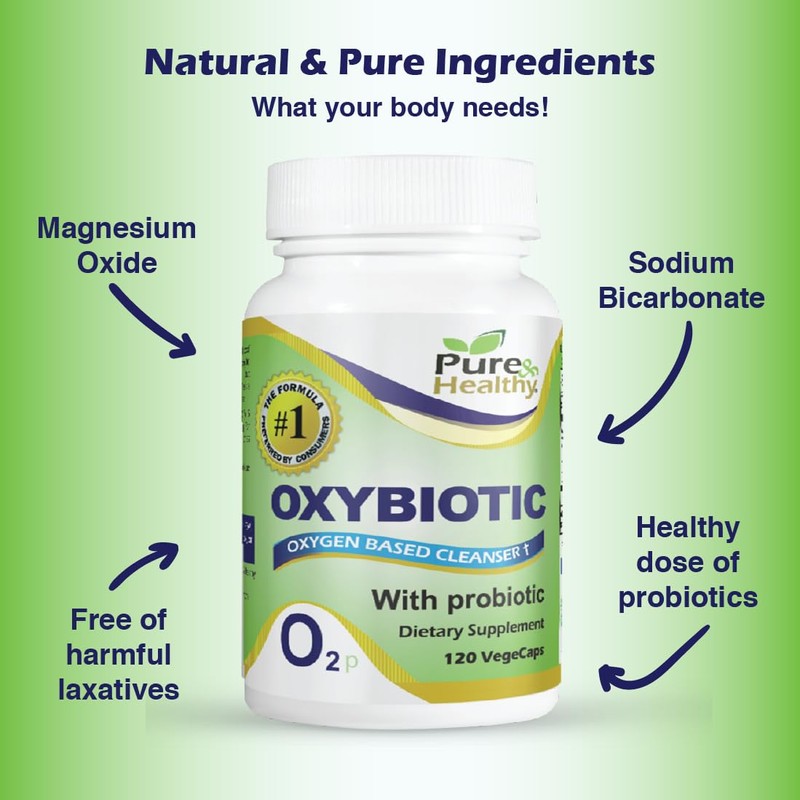 Pure & Healthy Oxybiotic Colon Cleanser (60)
