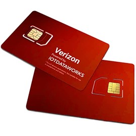 IoTDataWorks - Verizon Wireless Flexible Plan for IoT Applications | No Contracts Required | Designed for IoT Devices - No Voice/SMS | IoT SIM Card Only | IotDataWorks USA (2 Pack)