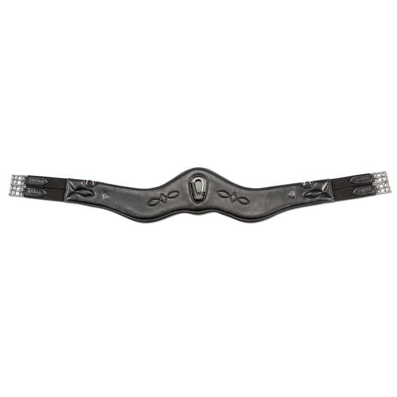 Shires Velociti Lusso Anatomical Girth - Black 44"