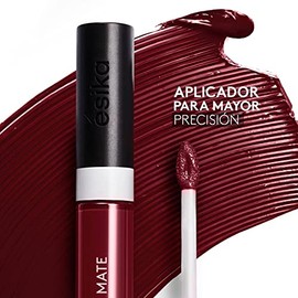 ésika Labial Líquido Hidracolor Mate, Vino Misterio