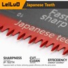 LEILUO 7 Pcs Oscillating Tool Blade Japanese Teeth Extra Long