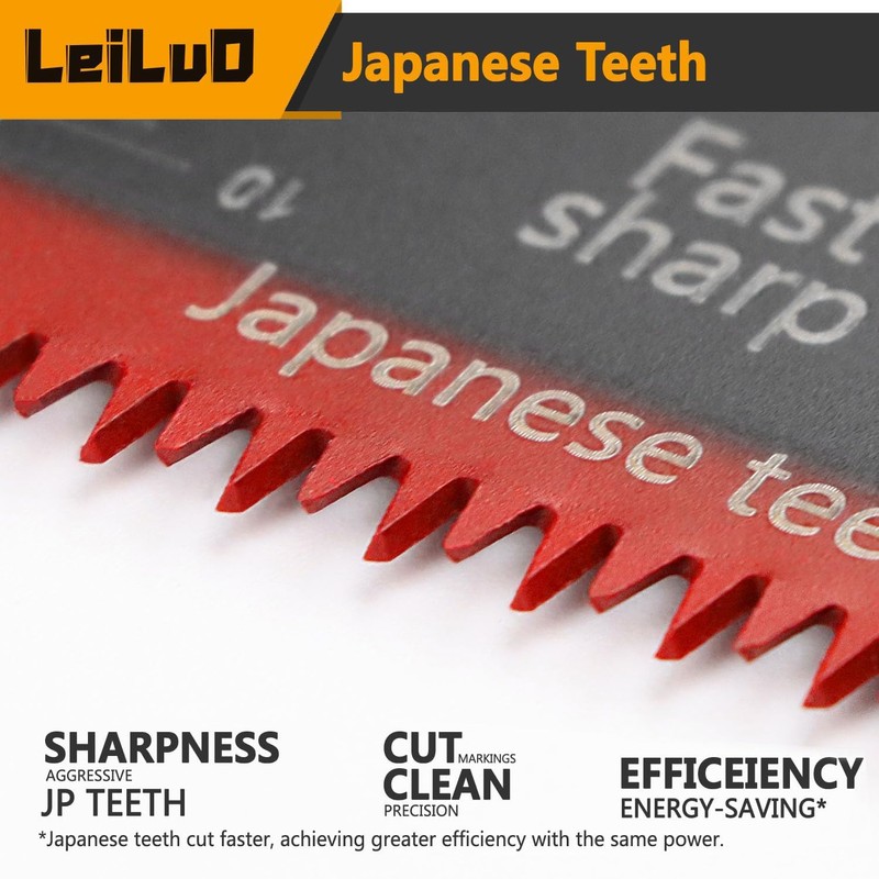 LEILUO 7 Pcs Oscillating Tool Blade Japanese Teeth Extra Long