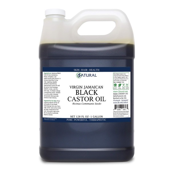 Black Castor Oil_100% Pure Tropic Jamaican Black Castor Oil (1 Gallon)