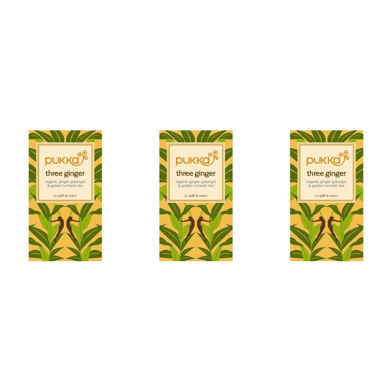 (3 PACK) - Pukka Herbs - Triple Ginger Tea |