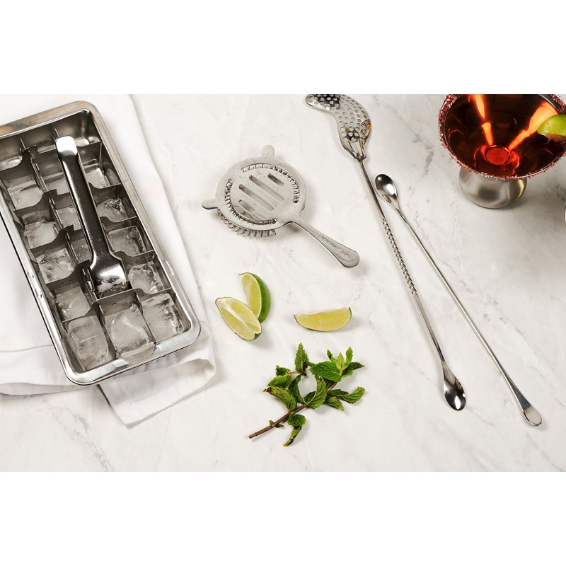 RSVP International Endurance Collection Barware/Coffee Spoon, Long, 11-inch, Stainless Steel