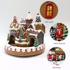 MOMENTS IN TIME 10.63" H Animated Gingerbread Train Station (Moving