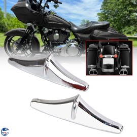 Unbranded Rear Saddlebag Accent Trim Trailing Edge Tip For Harley Electra Glide Road King