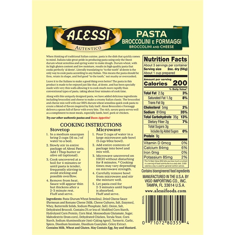 Alessi 4 Minute Pasta, One Dish Quick Meals, Stovetop or