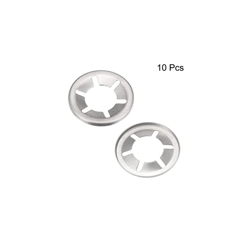 sourcing map M16 Washer 15.3mm I.D. 28mm O.D. Internal Tooth