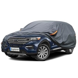 GUNHYI - Funda de Coche de Alta Calidad para Explorer (1995-2024), 16 Capas de Alta Resistencia, Resistente al Agua para Todo Tipo de Clima con Cierre para Sol, Lluvia, Nieve, Polvo, protección