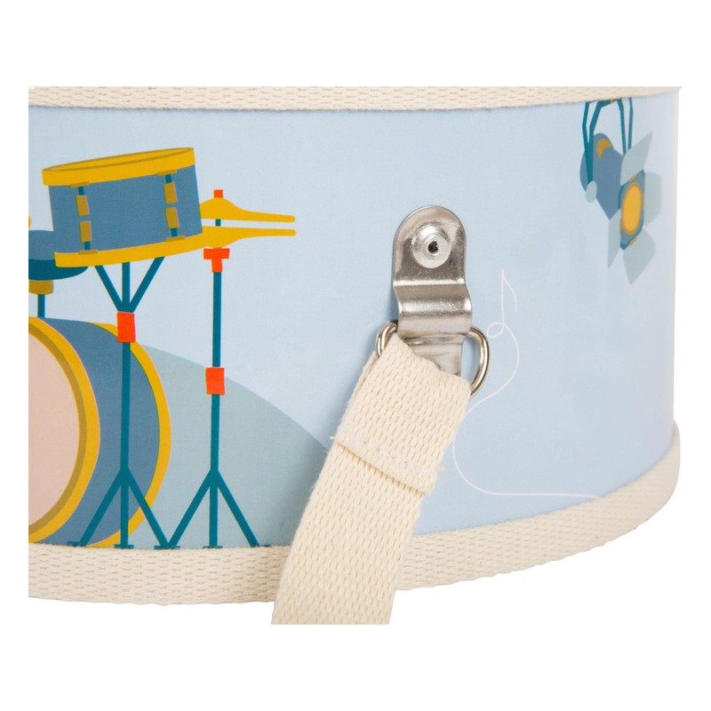 small foot Groovy Beats 12250 Children's Drum with Adjustable Strap