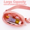 Uygafly - Bolsa de cinturón con iniciales, Melocotón, K