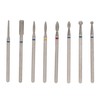 20 Holes 14pcs Nail Grinding Head Holder Manicure Pedicure Bits