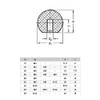 Ganter Normelemente Ball Knobs - DIN 319-KU-40-M8-C | Thread M8