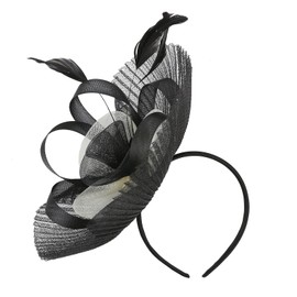 Fascinator Hat Women Girls Pillbox Hat with Hair Clip Harrschmuck Feather Party Hat Flowers Decoration Headpiece Vintage Wedding Hat Bridal Headband Elegant Women's Hat Church Cocktail Tea Party,