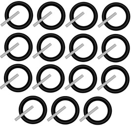 30 pairs Replacement Pin and O-Ring Set (15 Pins+15 Rings),3x25mm Socket Pins for 1/2" Impact Socket Scaffolders and 4mm Impact Ring for Impact Wrench, Pressure Washer (15 Pair）