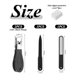 2 Pieces Of Nail Clippers And 2 Pieces Of Nail File, Nail Trimming Tools, Nail Care Accessories, Diy Nail Art Accessories.