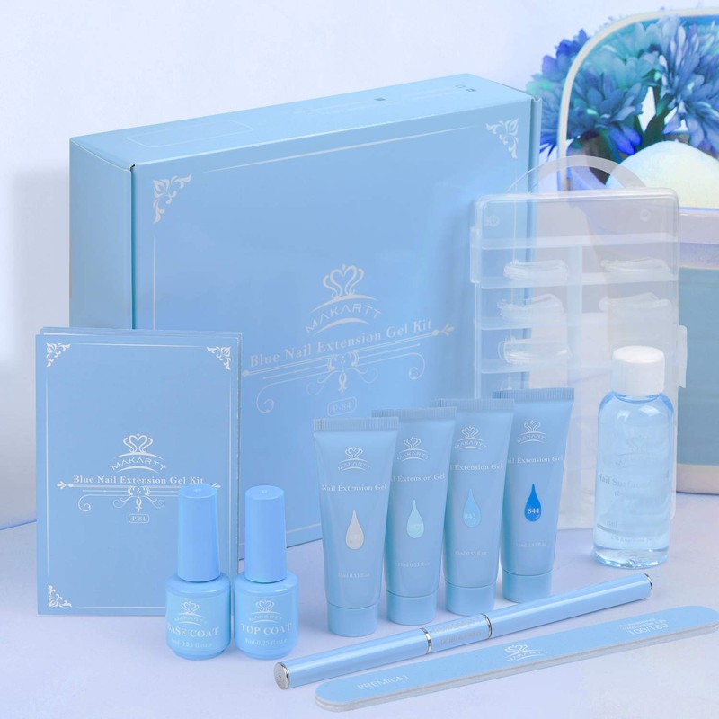 Makartt Poly Nail Gel Set, 4 Colours, Nail Extension Gel