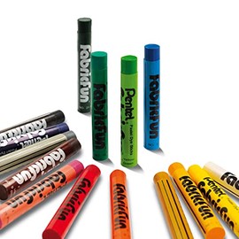 Gis Pastel Pentel Fabric Fun Los Únicos Para Tela 15 Piezas- PTS-15