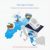 Adaptador Enchufe Europeo Tessn 4 Tomas 2 Pines y 3