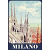 Schatzmix Milano Cathedral Italy Metal Sign 20 x 30 cm