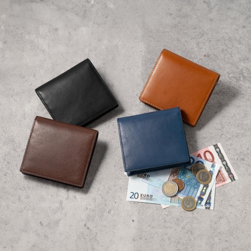 Milagro ca-mb-669 Oiled Leather, Thin Bifold Wallet (Wallet, Men's, Folding