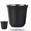 2 piezas Tazas de Espresso de Acero Inoxidable, Taza de