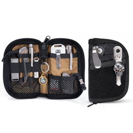 VIPERADE VE10 X-Pac EDC Multitool Pouch Organiser Multifonction Durable Nylon Tool Pocket Pouch Tools Sheath for Torch Holder, Pen Holder, for Multitool (X-Pac Black)