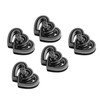 Purse Twist Lock Alloy Double Love Heart Decorative Shinny Handbag